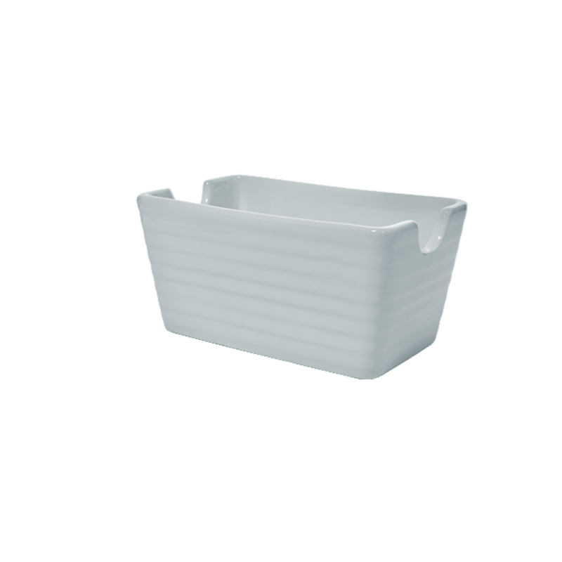 AZUCARERA SOBRES RECTANGULAR OLAS 12.5X7 CM PORCELANA MKM COMPLEMENTOS ...