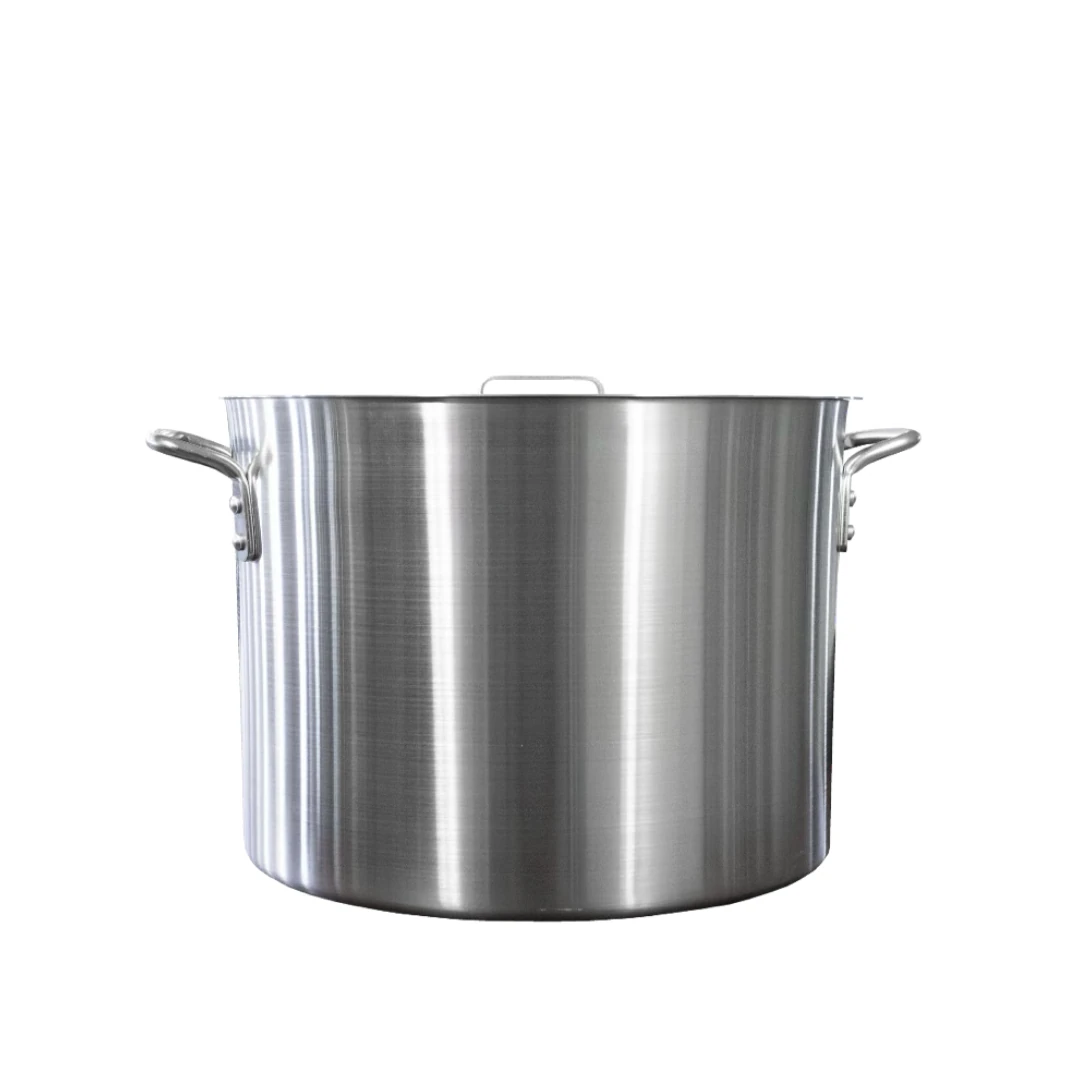 OLLA TRIPLE FUERTE CON TAPA ALUMINIO 032 l PLATEADO 14X13 in/35X33 cm ...